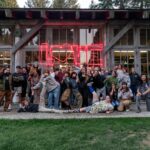 Image of Hilltop Artists production students at the Pilchuck Glass School